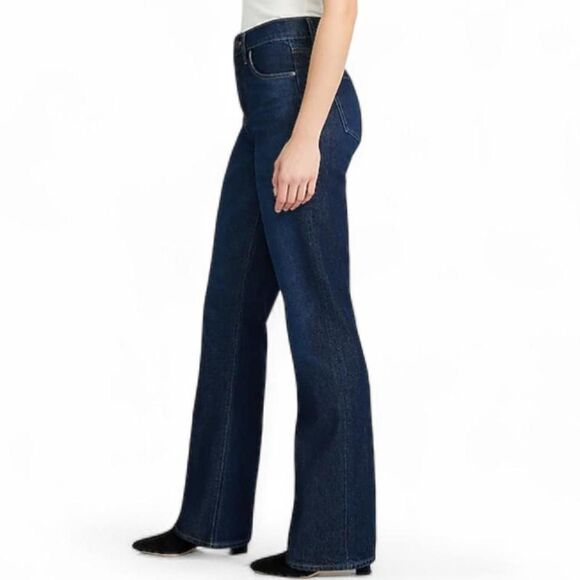 NWT Express Women's Dark Blue High Waist Bootcut Jeans. Size 16. - Picture 3 of 5